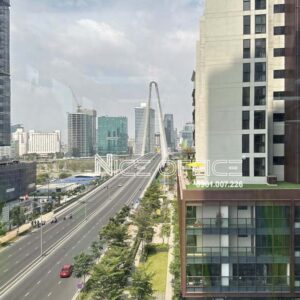 View cầu Ba Son nhìn từ tòa nhà The Hallmark Thủ Thiêm