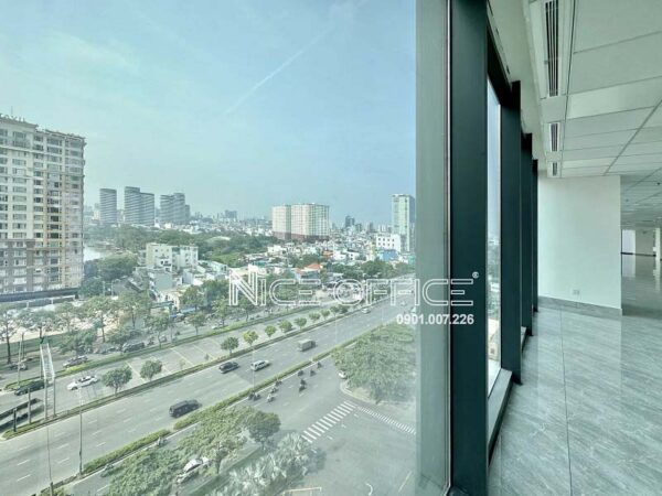 View đường Điện biên Phủ nhìn từ tòa nnhà CII Tower