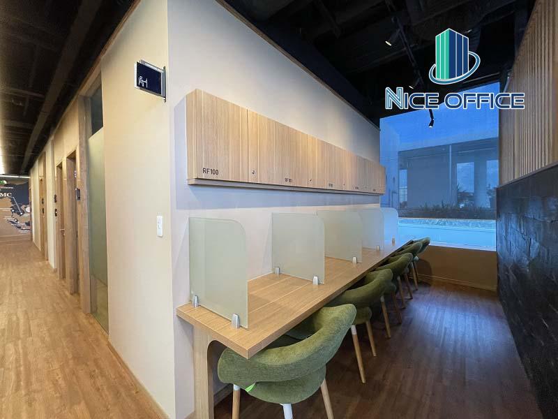 Khu vực chỗ ngồi cố định tại văn phòng trọn gói Pronexus Zen Plaza