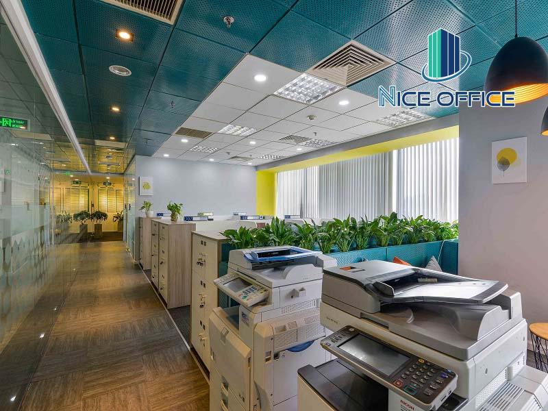 Khu vực in ấn tại Sen Office - Vincom Center