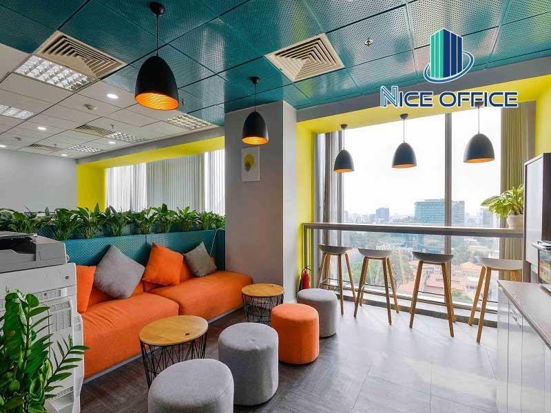 Khu vực sử dụng chung khi đặt văn phòng tại Sen Office Vincom