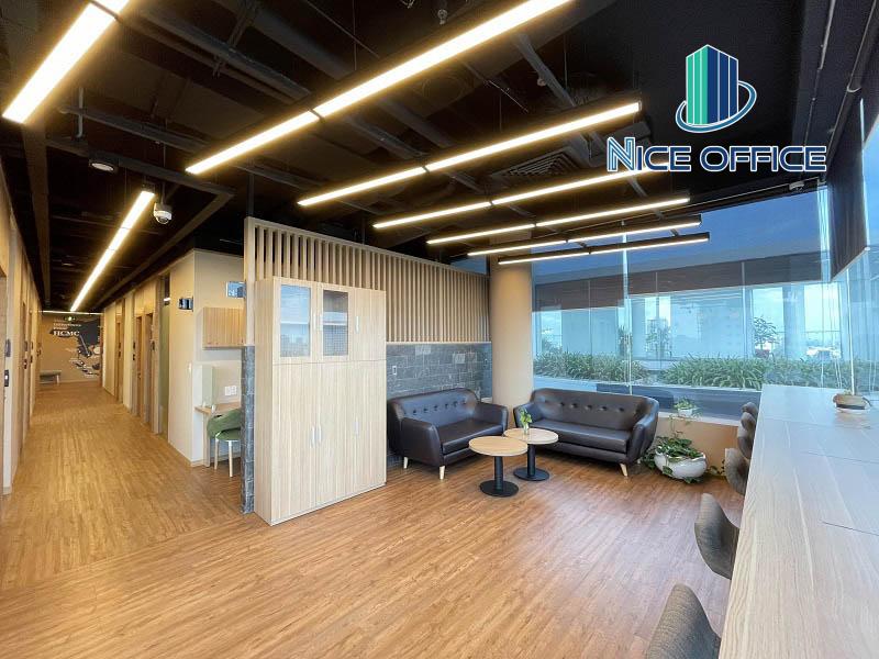 Khu vực tiện ích sử dụng chung tại văn phòng trọn gói Pronexus Việt Nam