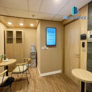 Khu vực tiếp khách chung tại văn phòng trọn gói Pronexus Việt Nam