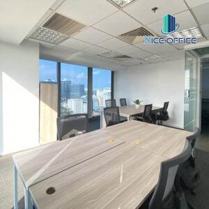 Phòng làm việc 8 chỗ tại văn phòng trọn gói Sen Office - Vincom Center