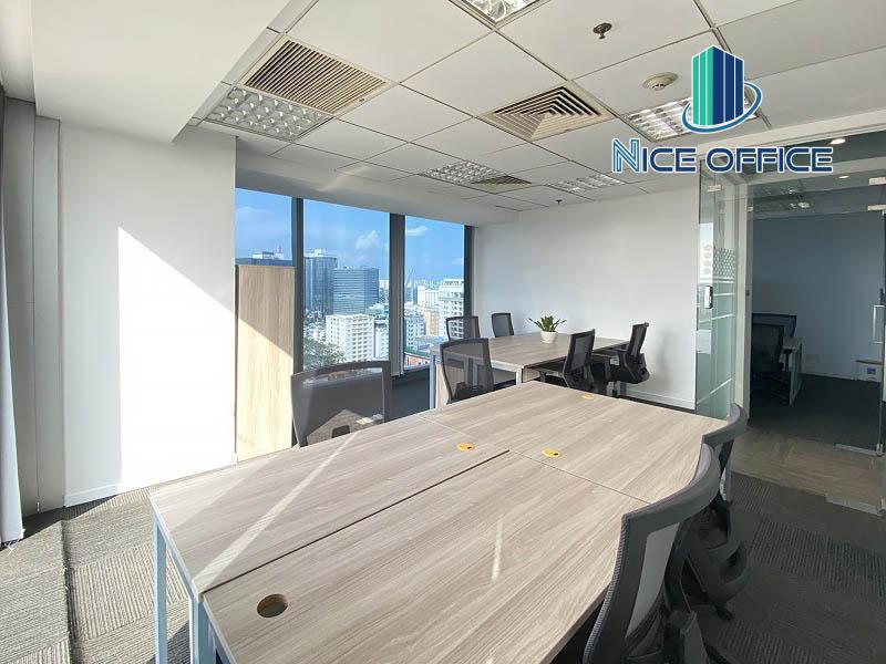 Phòng làm việc 8 chỗ tại văn phòng trọn gói Sen Office - Vincom Center