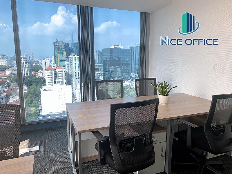 Văn phòng làm việc 5 chỗ tại Sen Office - Vincom Center