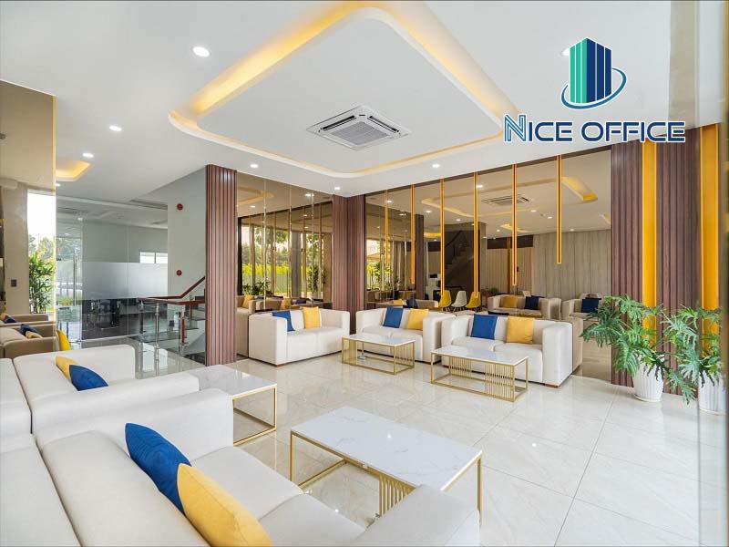 Khu vực tiện ích tiếp khách chung tại Inspire Hub