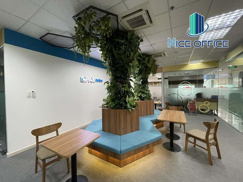 Khu vực tiếp khách chung tại văn phòng trọn gói Pax Station - Đề Thám