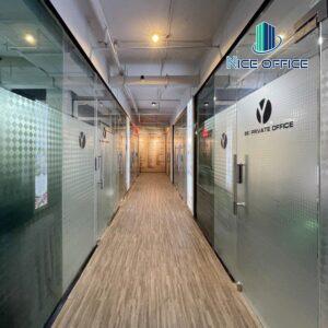 Lối đi chung tại văn phòng trọn gói Yes Office