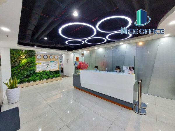 Lễ tân tại văn phòng trọn gói G Office Hà Đô Airport Building