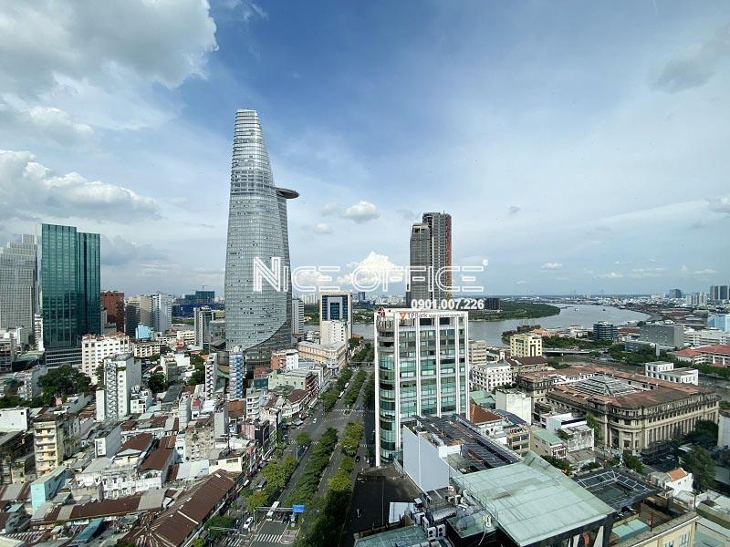View nhìn từ tầng 20 tòa nhà Vietinbank Tower
