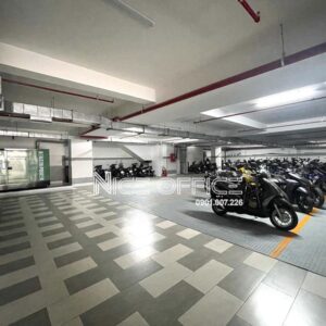 Hầm xe tại tòa nhà Hạnh Office Building