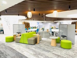 Diện tích không gian văn phòng cho thuê công ty mỹ phẩm
