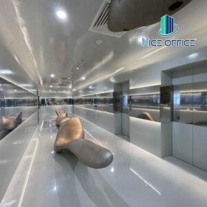 Khu vực thang máy vào văn phòng Toong 198 Minh Khai