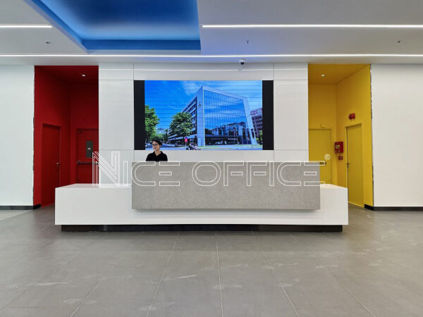 Lễ tân tại tòa nhà OfficeHaus theo phong cách BauHaus