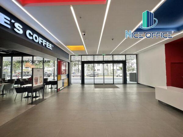 Tiện ích cafe tại sảnh trệt tòa nhà OfficeHaus