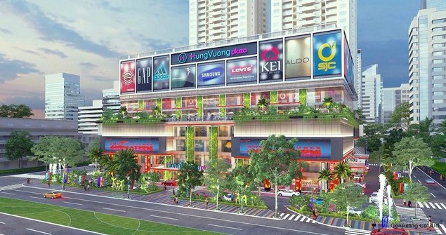 Phối cảnh diện mạo mới của Hùng Vương Plaza quận 5