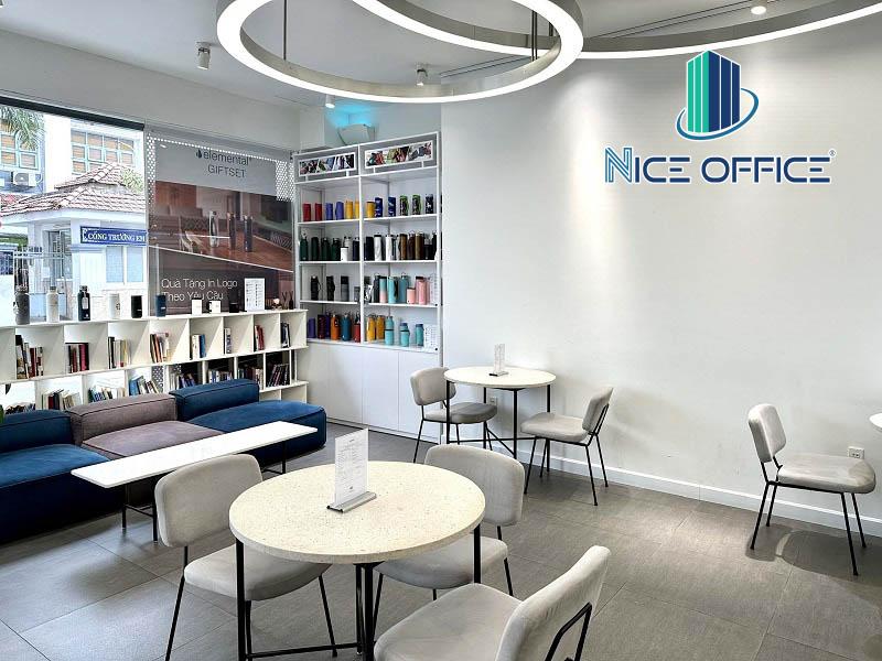 Khu vực tiếp khách chung tại Think Space Nguyễn Văn Thủ Quận 1