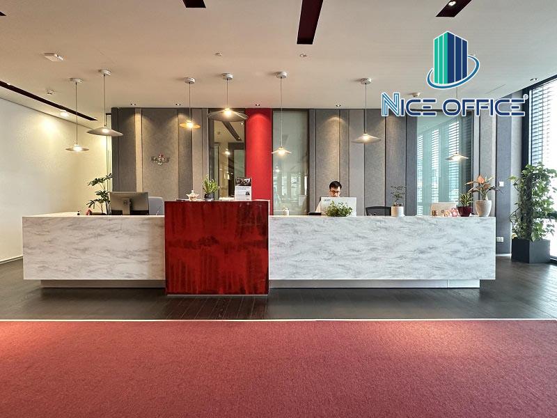 Lễ tân tại văn phòng trọn gói Regus Deutsches Haus