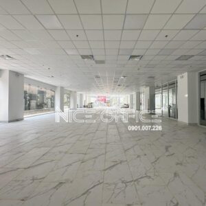 Mặt bằng trống tại tầng trệt tòa nhà Victory Tower Nguyễn Oanh