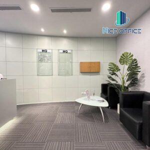 Sảnh đón khách tại HQ Saigon Tower