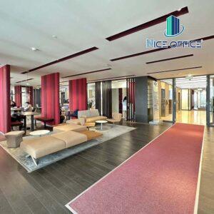 Sảnh đón khách tại văn phòng trọn gói Regus Deutsches Haus