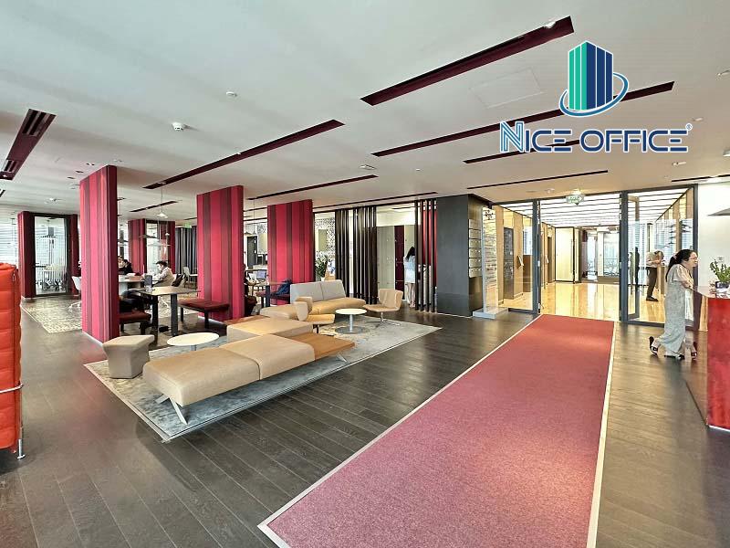 Sảnh đón khách tại văn phòng trọn gói Regus Deutsches Haus