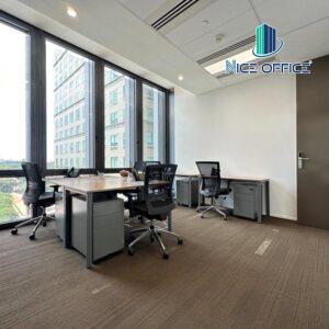 Văn phòng trọn gói 5 chỗ tại Regus Deutsches Haus với view thông thoáng