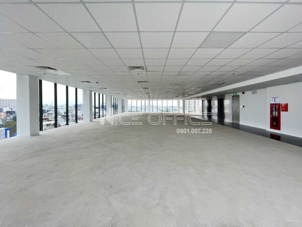 Mặt bằng trống nguyên sàn view thông thoáng tại tòa nhà Moza Yên Thế