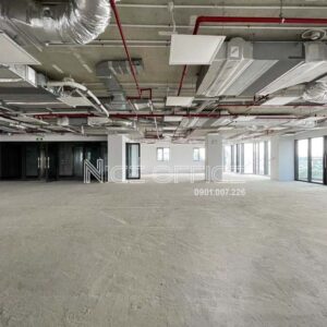Mặt bằng trống thực tế tại tòa nhà L'MAK 68 Phan Đăng Lưu