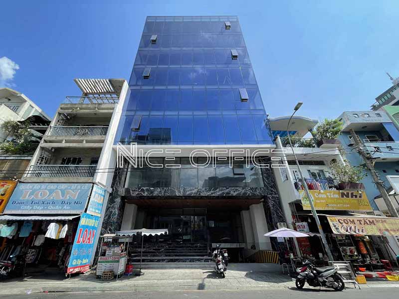 Mặt tiền toà nhà Zeta Building trên đường Nguyễn Hữu Cầu, quận 1