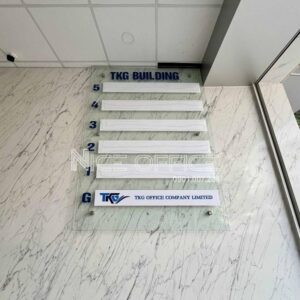 Bảng tên công ty tại tòa nhà TKG Building