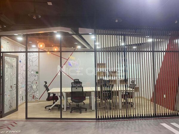 Phòng họp được sử dụng khi thuê văn phòng tại tòa nhà Gumi Building