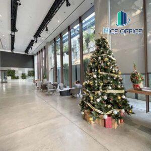 Sảnh đón khách tại tầng trệt tòa nhà The Nexx Building