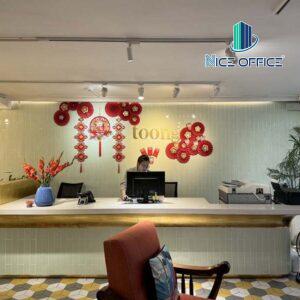 Khu vực lễ tân tại tòa nhà Toong Phạm Ngọc Thạch