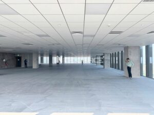 Mặt bằng trống thực tế tại tòa nhà Marina Central Tower