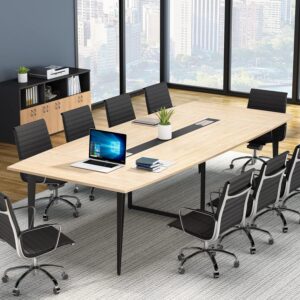 Tone màu sáng thường được ưu tiên sử dụng cho bàn phòng họp