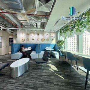 Không gian sử dụng chung khi đặt văn phòng tại Cocoro The Nexus