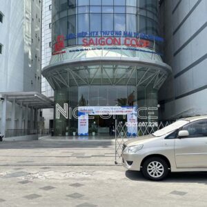 Mặt tiền tòa nhà Saigon Coop Tower