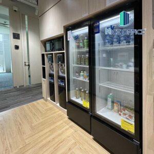 Tại pantry Cocoro The Nexus có sẵn nước lọc, trà, cafe...