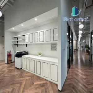 Khu vực sử dụng tiện ích chung tại văn phòng trọn gói Cobi Work