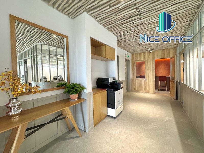 Khu vực tiện ích sử dụng chung khi thuê văn phòng tại Dreamplex Lê Hiến Mai
