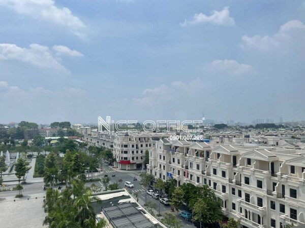 View toàn cảnh khu dân cư Cityland nhìn từ tầng 6 tòa nhà Park Hills Palace