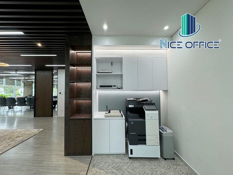 Khu vực in ấn tại văn phòng trọn gói Pearl 5 Center