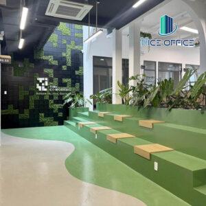 Khu vực tiện ích thư giãn ngồi trò chuyện tại Tini Co Working