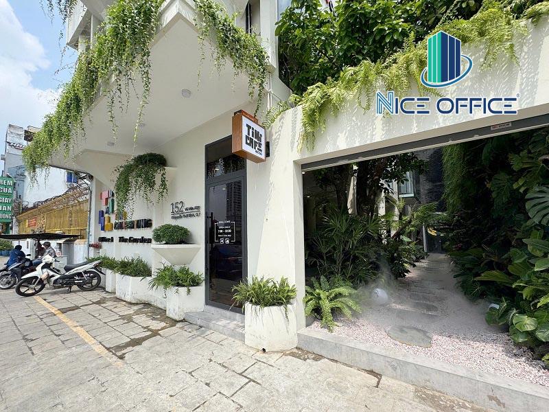 Mặt tiền văn phòng trọn gói Tini Co Working Space