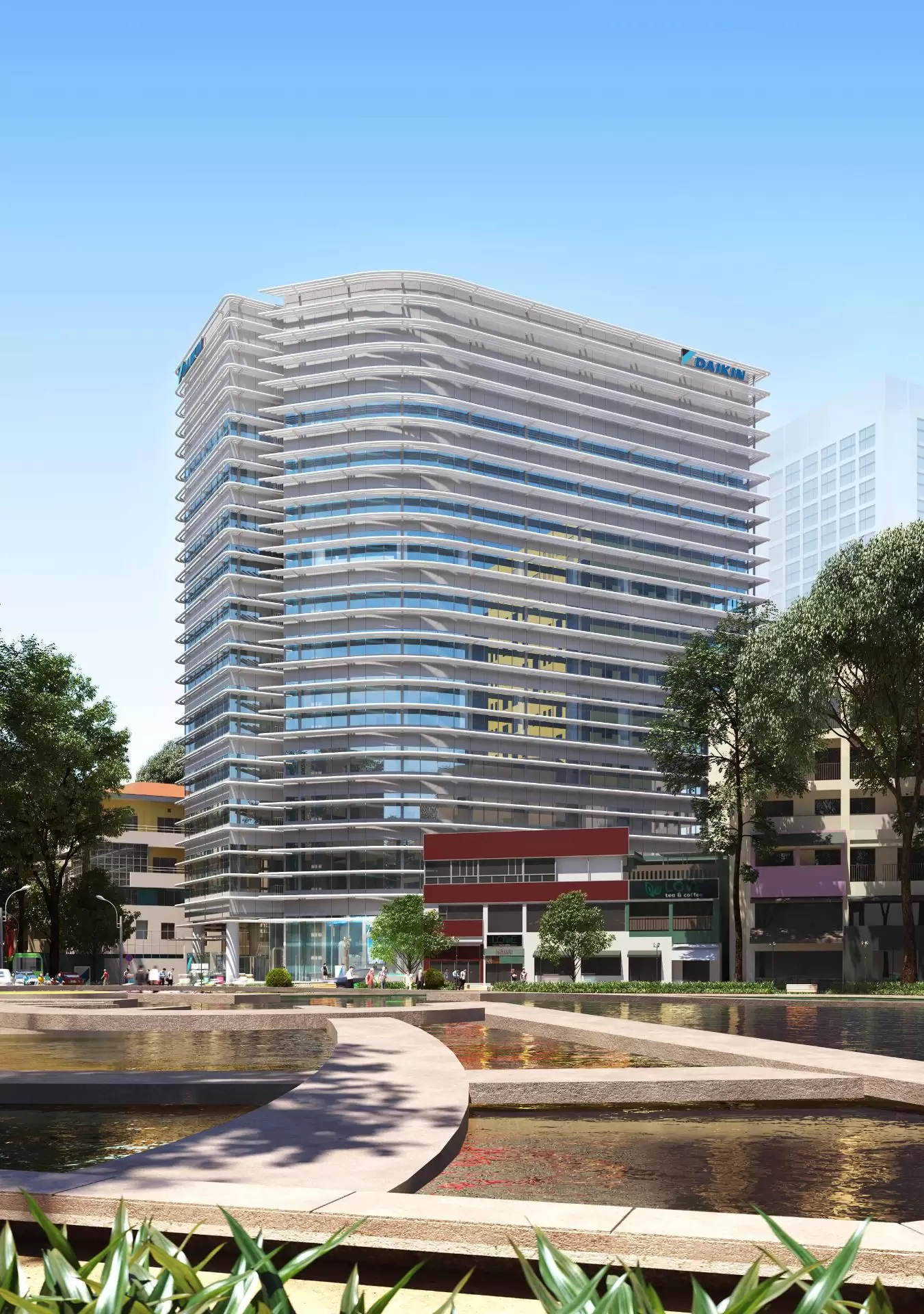 Phối cảnh dự án Daikin Tower
