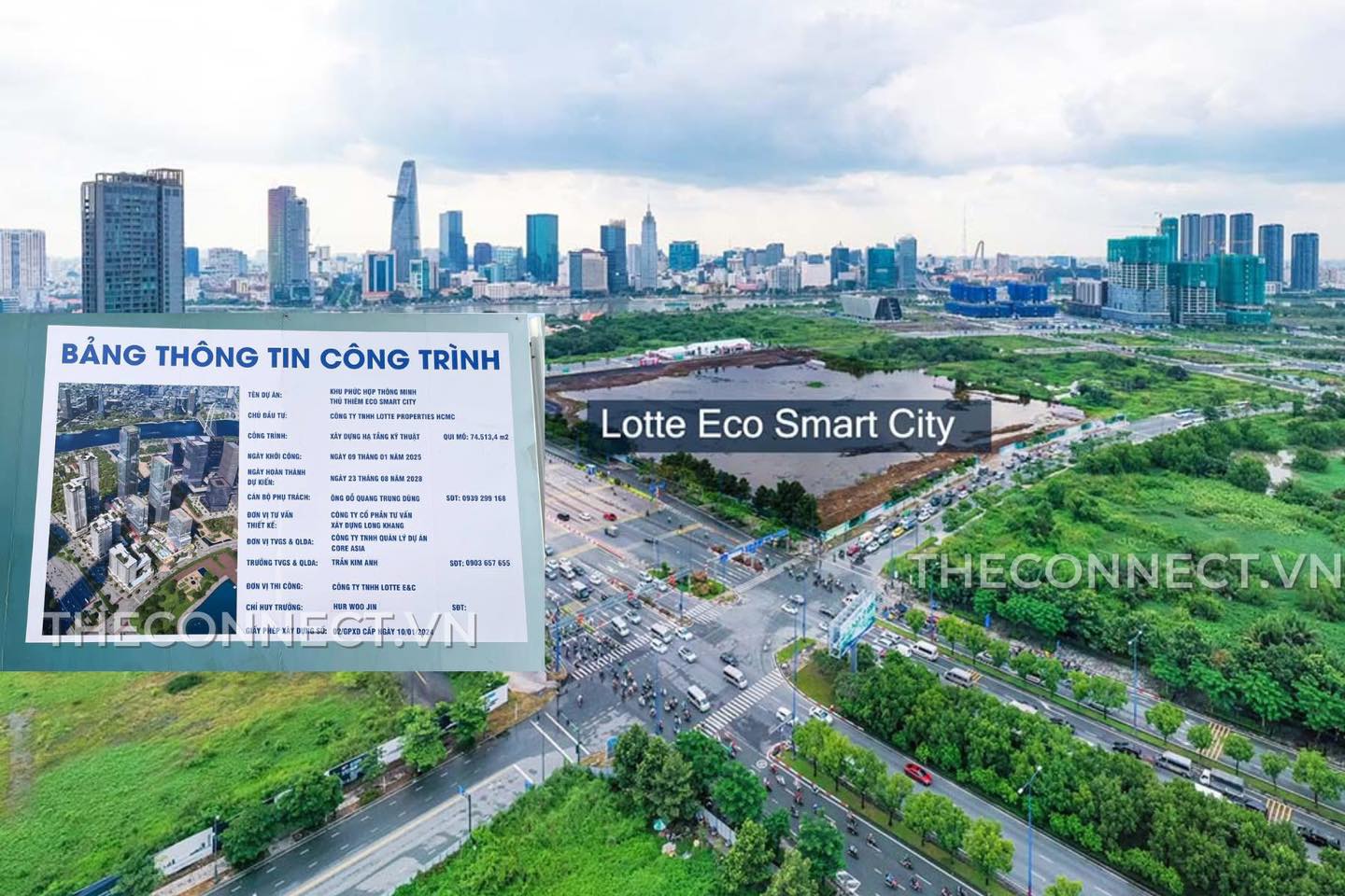 Dự án Lotte Eco Smart City đã tiến hành động thổ