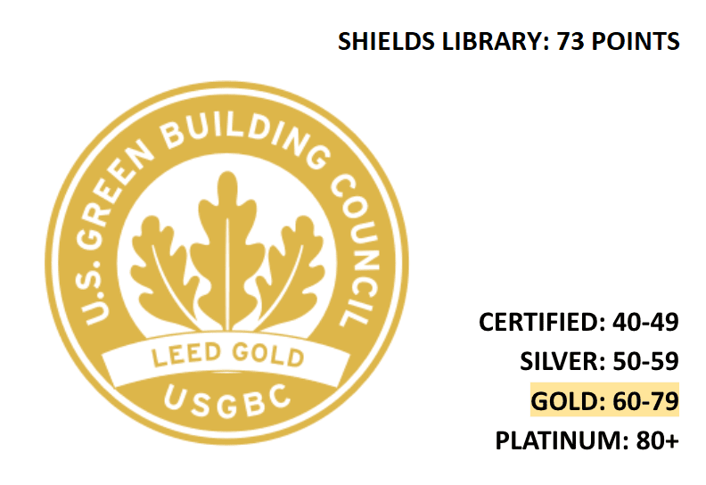 Văn phòng đạt chuẩn LEED Gold cần đạt thang điểm từ 60 đến 79