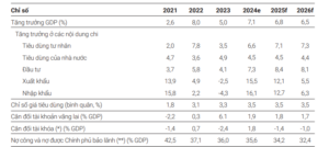 Dự báo tăng trưởng kinh tế Việt Nam 2025